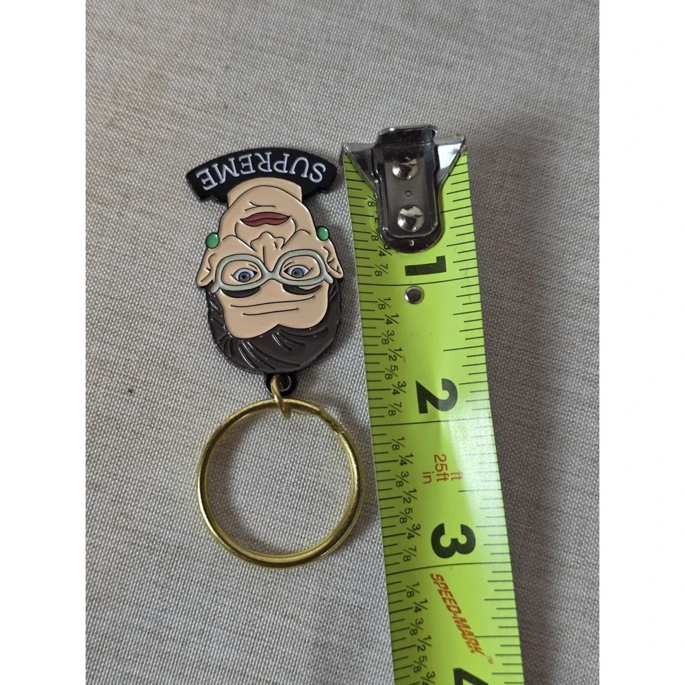 Ruth Bader Ginsburg RBG Keychain - Metal 3